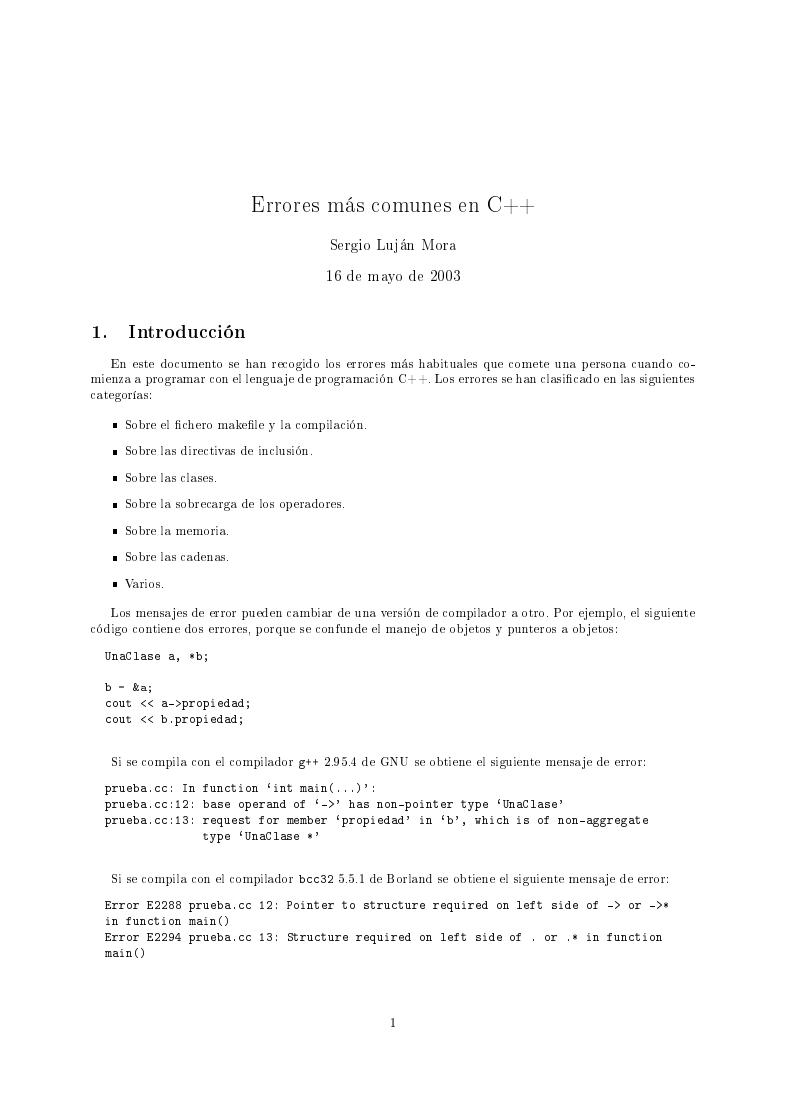 Imágen de pdf Errores más comunes en C++
