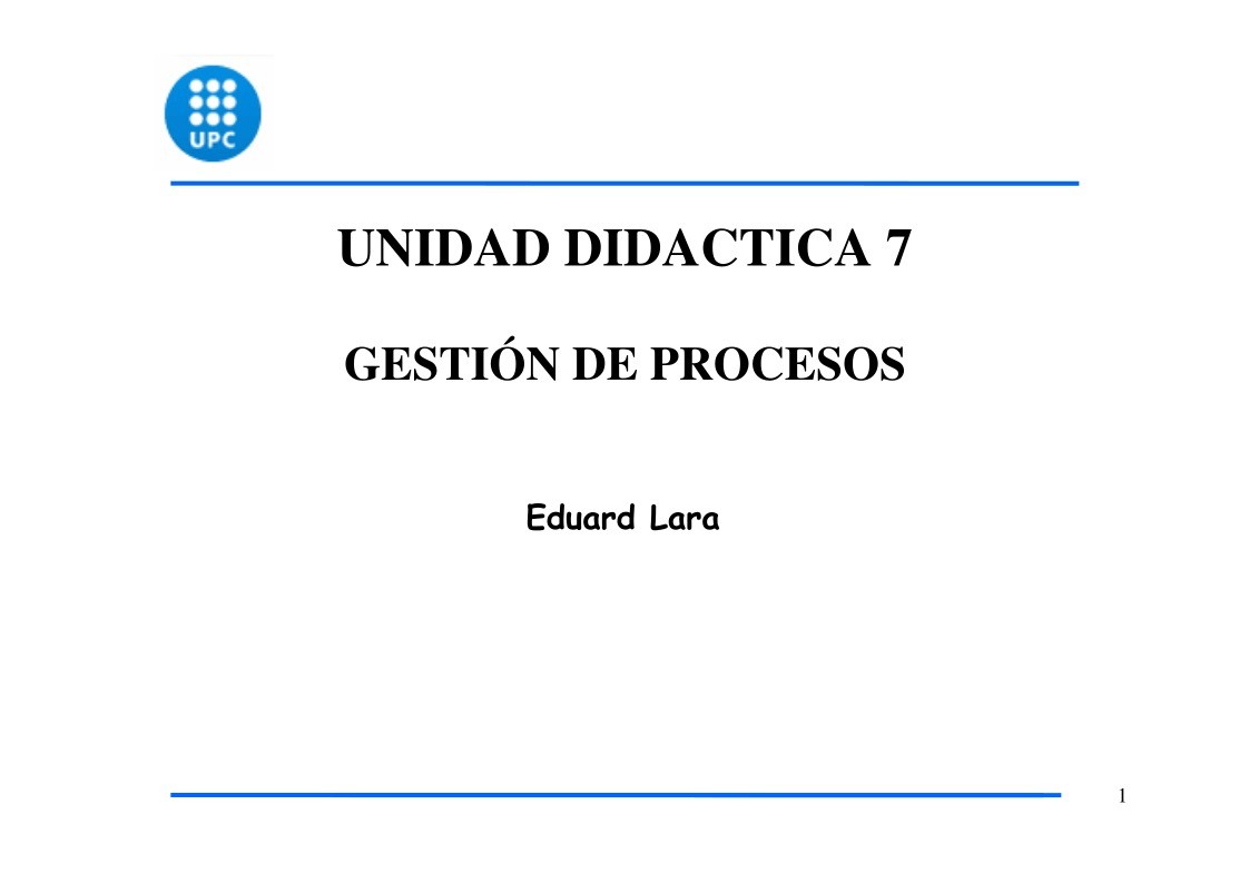 Imágen de pdf UD7 - Gestión de Procesos