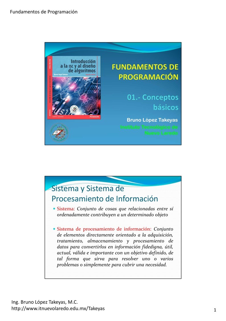 Imágen de pdf 01 - Conceptos básicos - Fundamentos de Programación