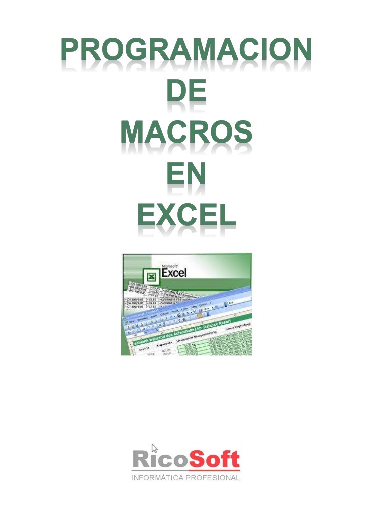 Imágen de pdf Curso de Programación de Macros en Excel