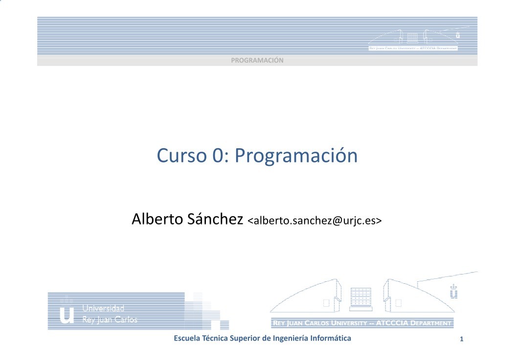 Imágen de pdf Curso 0: Programación