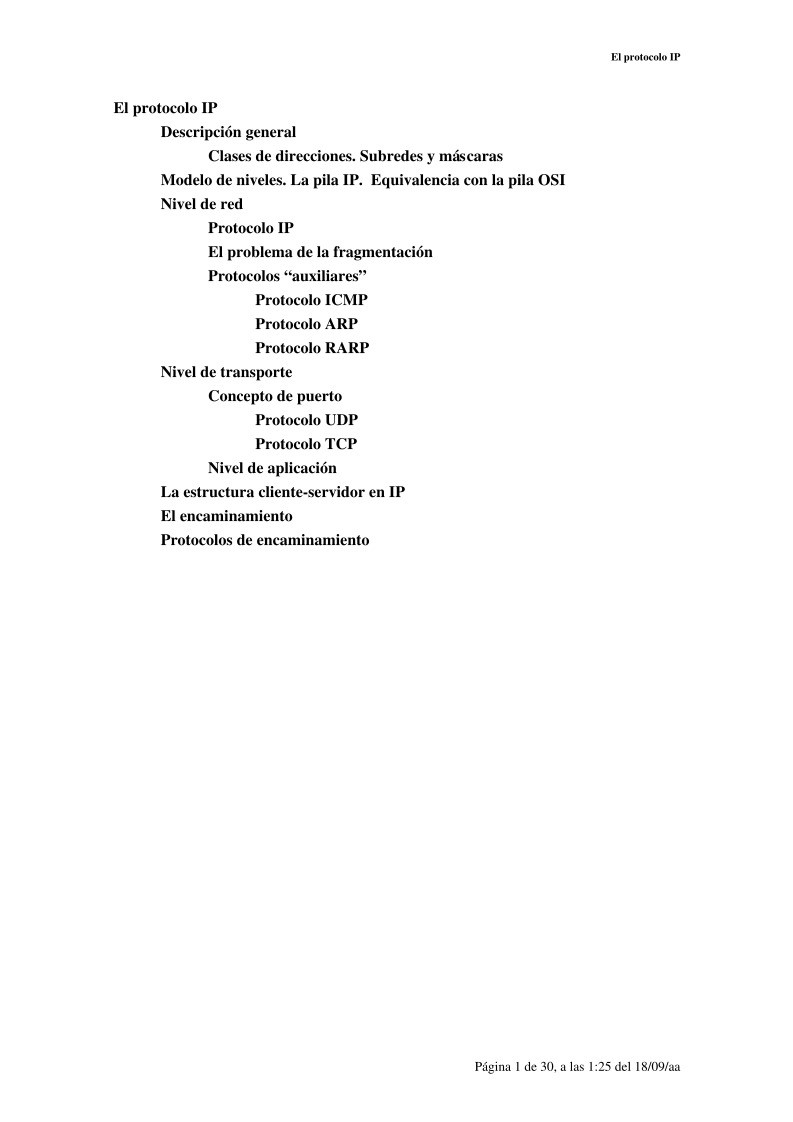 Imágen de pdf El protocolo IP