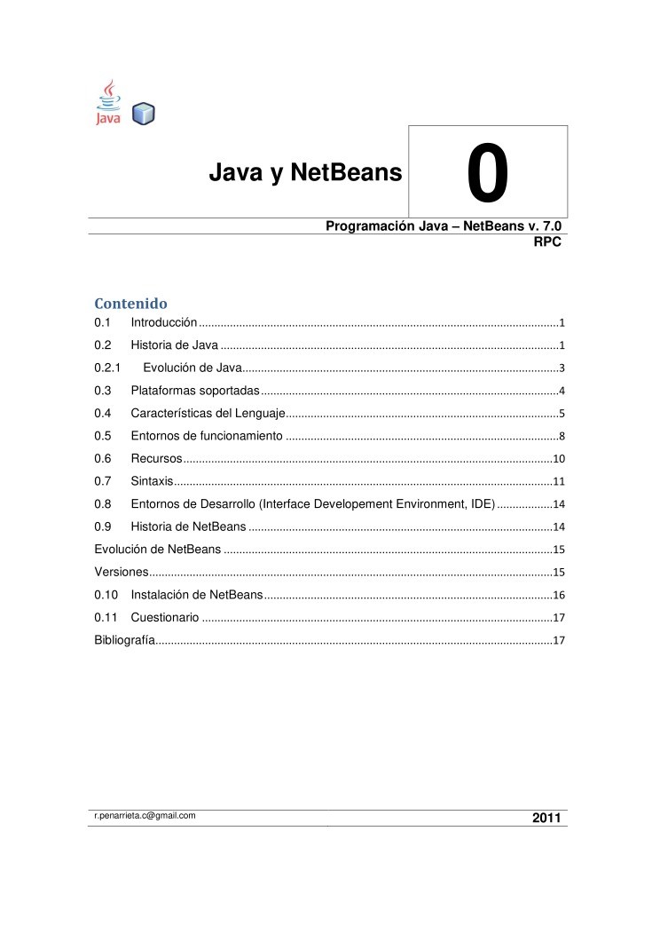 Imágen de pdf Programación java y netbeans