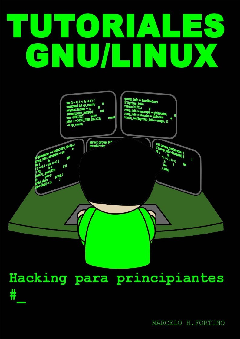 Imágen de pdf Tutoriales GNU/Linux: hacking para principiantes
