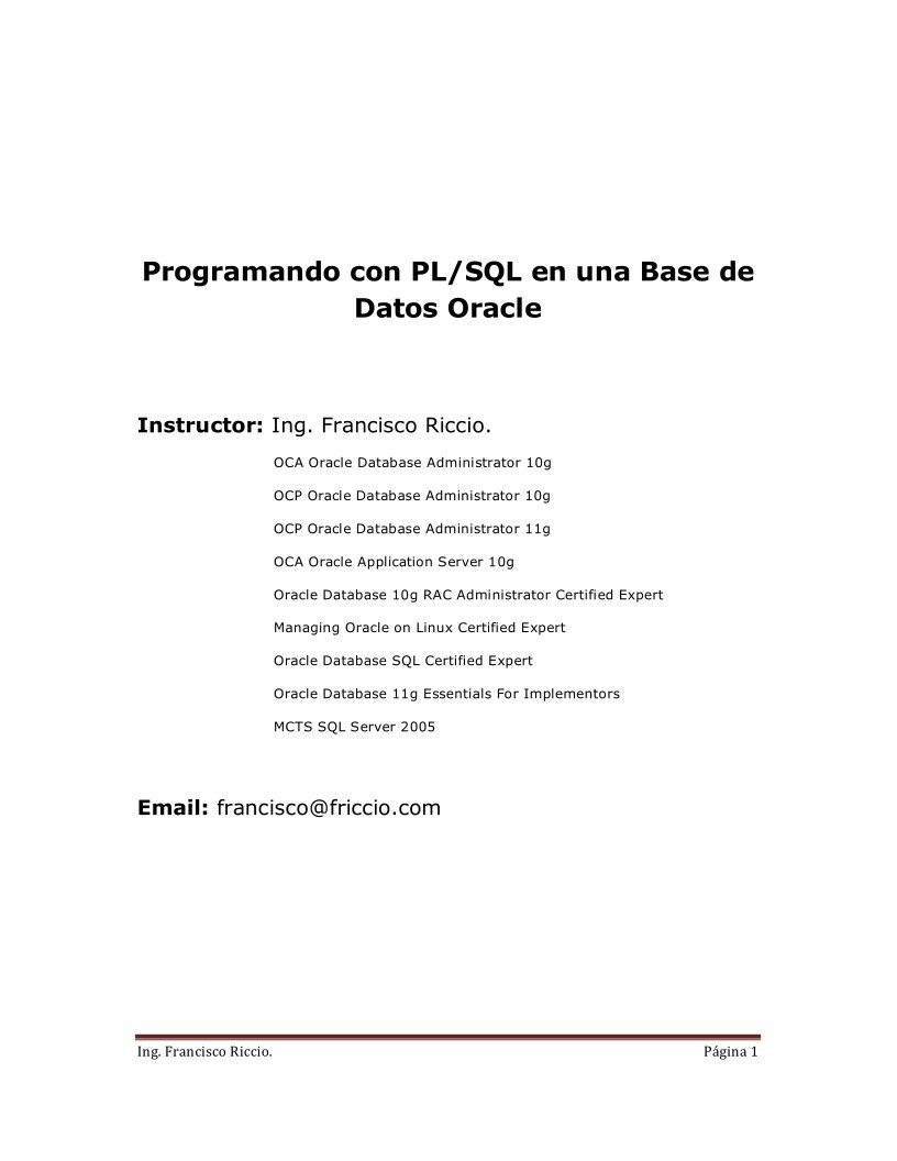Imágen de pdf Programando con PL/SQL en una base de datos Oracle 10
