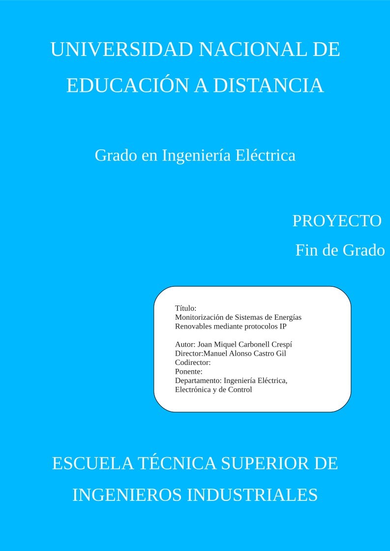 Imágen de pdf Monitorización de Sistemas de Energías Renovables mediante protocolos IP