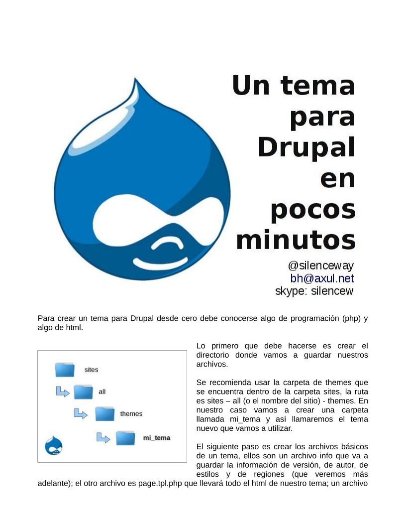 Imágen de pdf Un tema para Drupal en pocos minutos