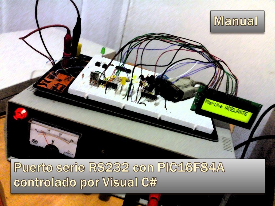 Imágen de pdf Puerto serie RS232 con PIC16F84A controlado por Visual C#