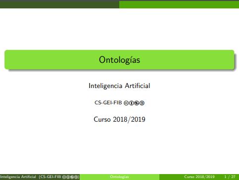 Imágen de pdf Ontologías - Inteligencia Artificial