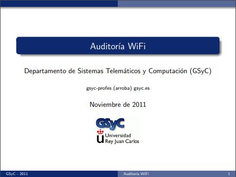 Imágen de pdf Auditoría WiFi