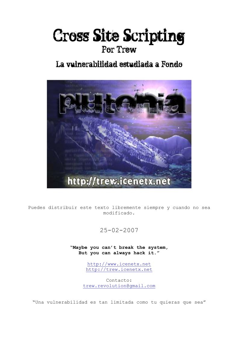 Imágen de pdf XSS - Vulnerabilidad estudiada a fondo