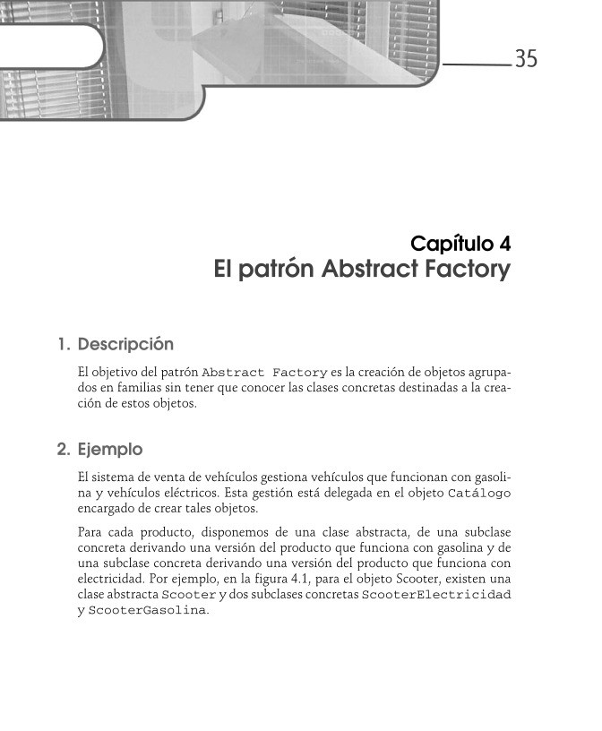 Imágen de pdf Capítulo 4 El patrón Abstract Factory