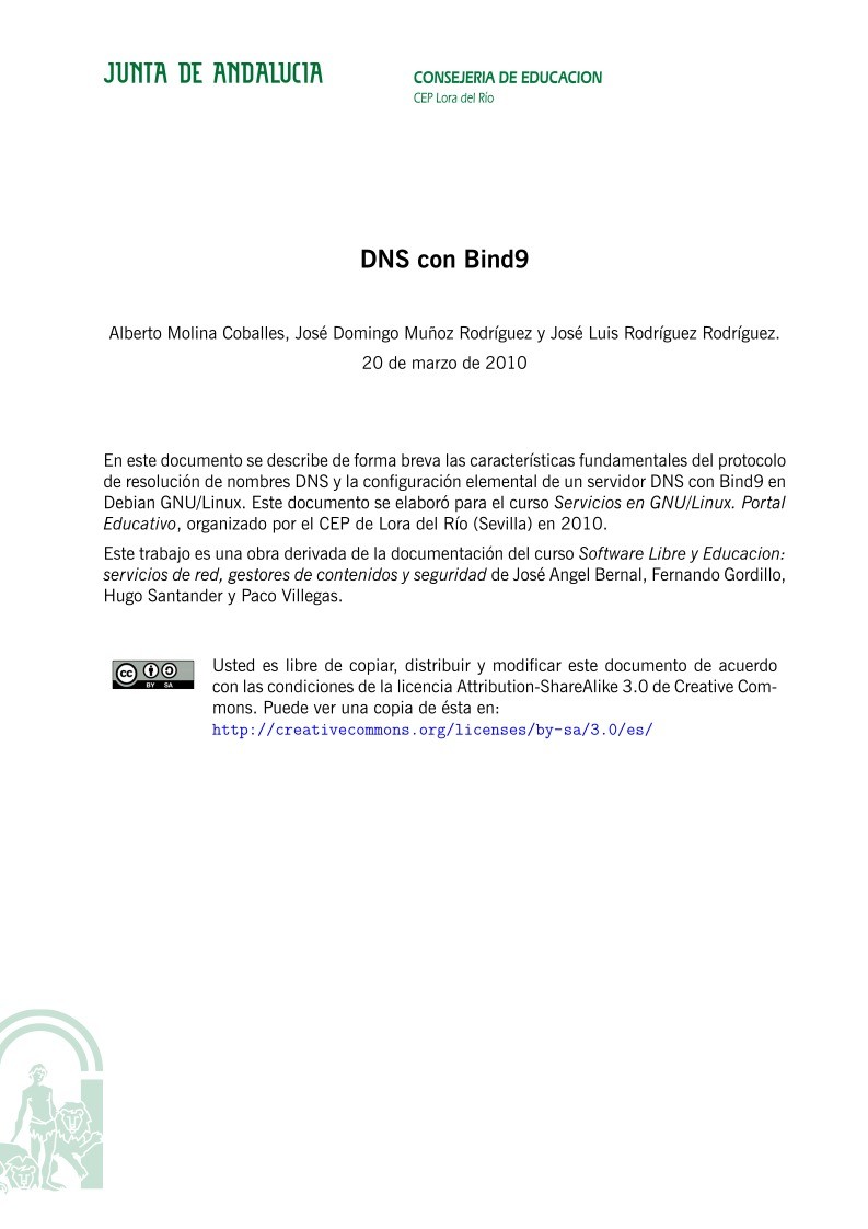 Imágen de pdf DNS con Bind9
