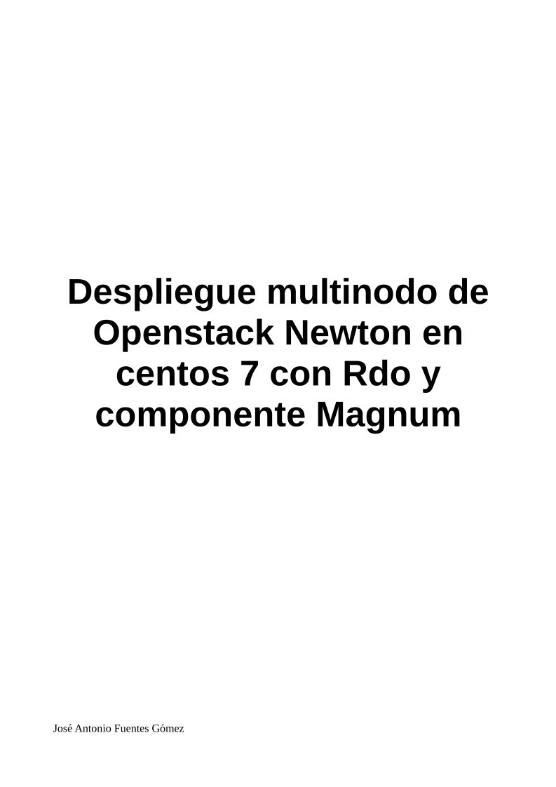 Imágen de pdf Despliegue multinodo de Openstack Newton en centos 7 con Rdo y componente Magnum