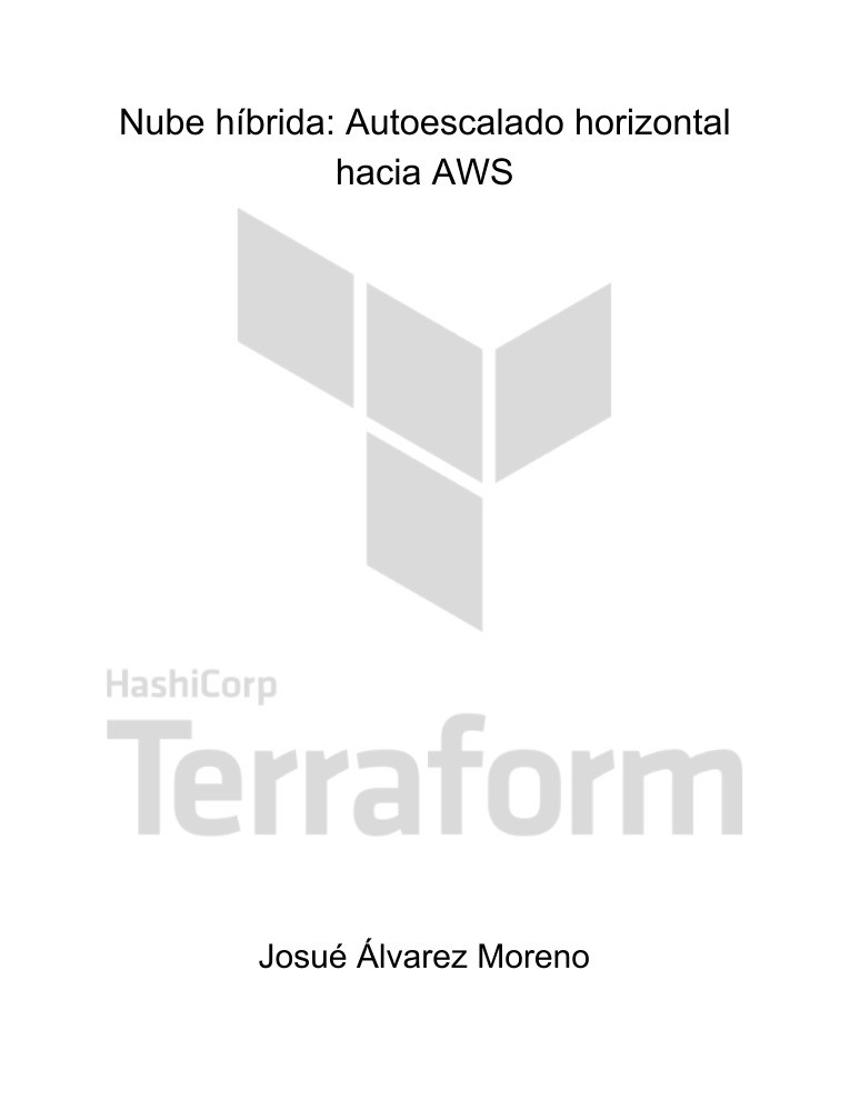 Imágen de pdf Nube híbrida: Autoescalado horizontal hacia AWS