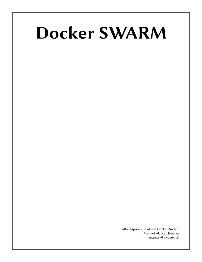 Imágen de pdf Docker SWARM