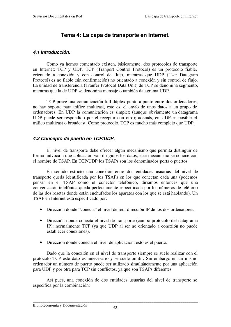 Imágen de pdf Tema 4: La capa de transporte en Internet