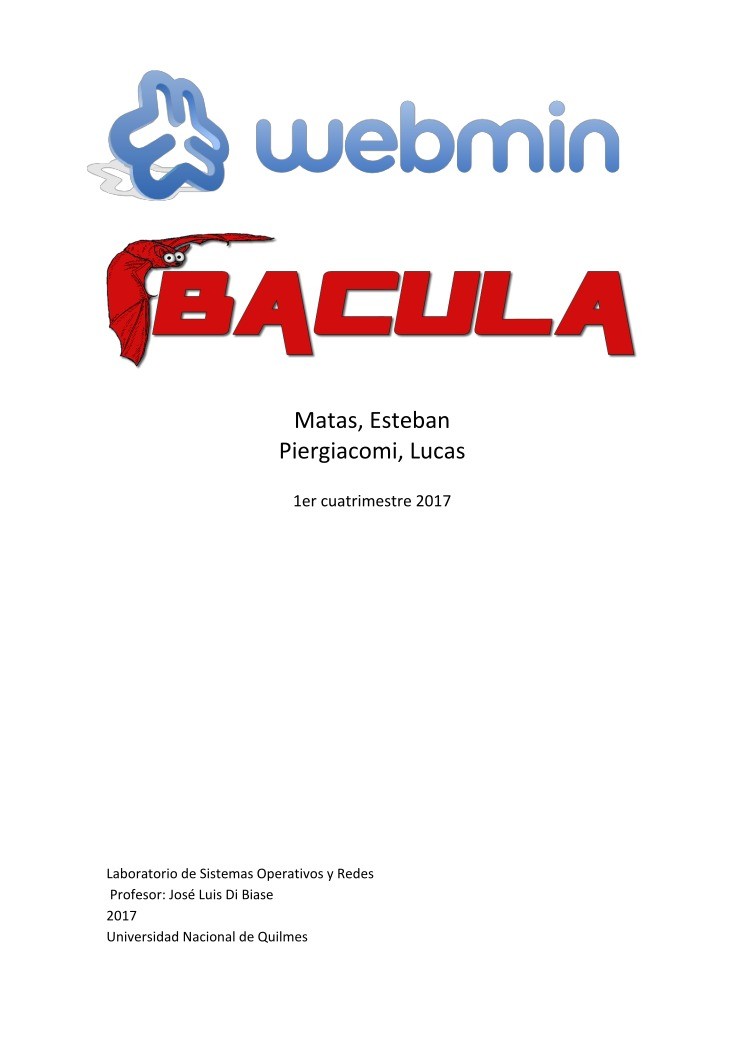 Imágen de pdf Bacula Webmin