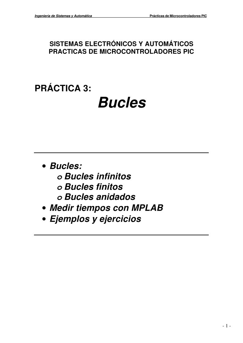 Imágen de pdf Práctica 3: Bucles