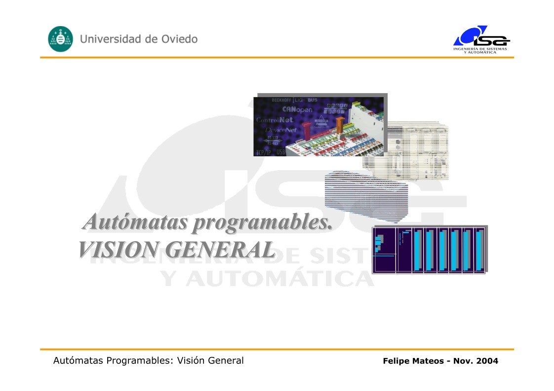 Imágen de pdf Automatas programables - Visión General