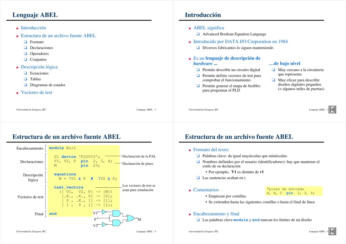 Imágen de pdf Lenguaje ABEL