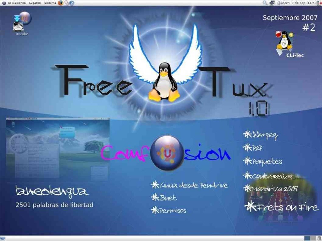 Imágen de pdf FreeTux - Septiembre 2007