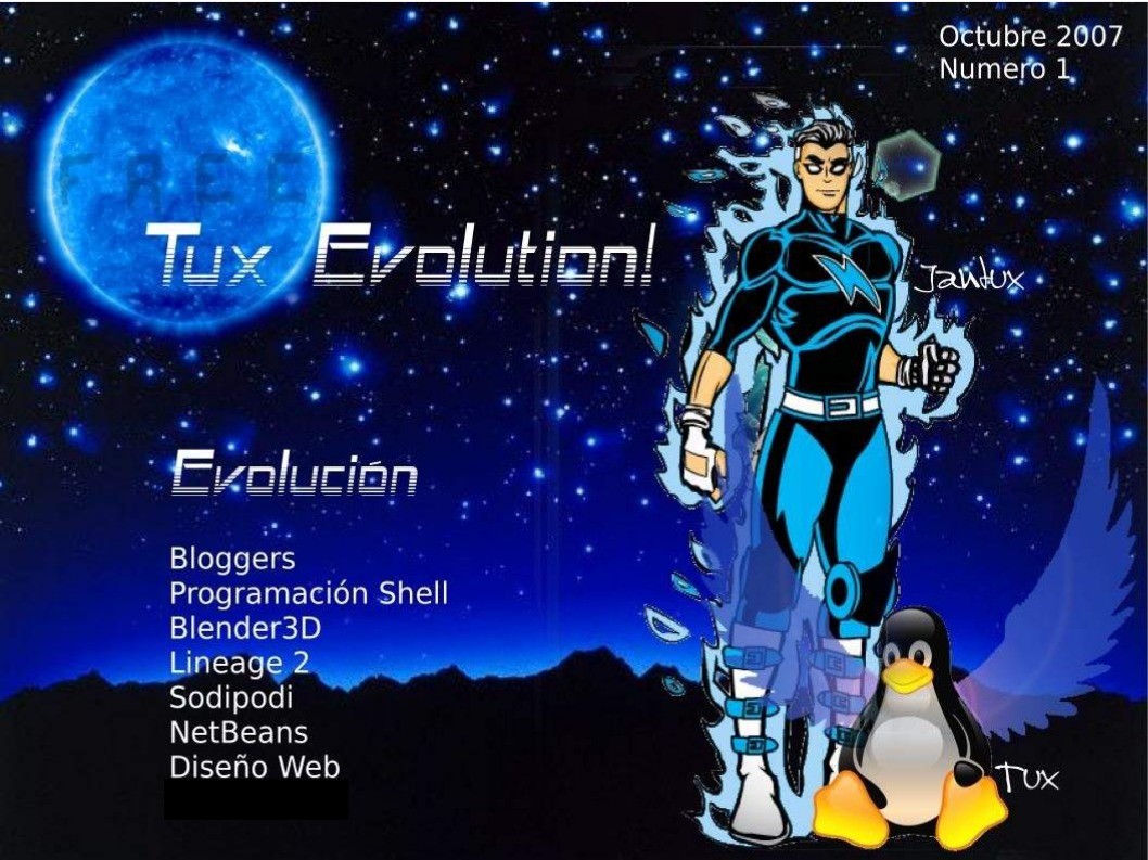 Imágen de pdf Tux Evolution - Octubre 2007
