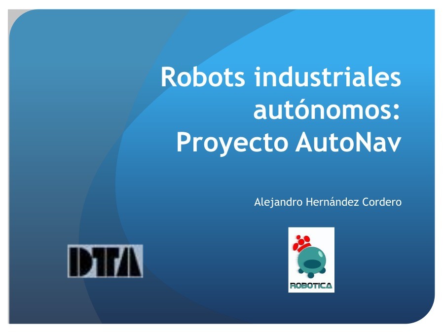 Imágen de pdf Robots industriales autónomos: Proyecto AutoNav