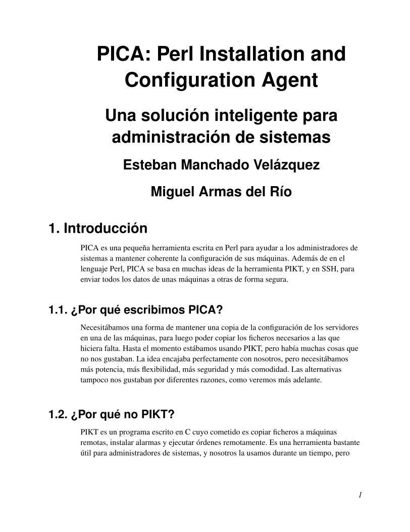 Imágen de pdf PICA: Perl Installation and Configuration Agent