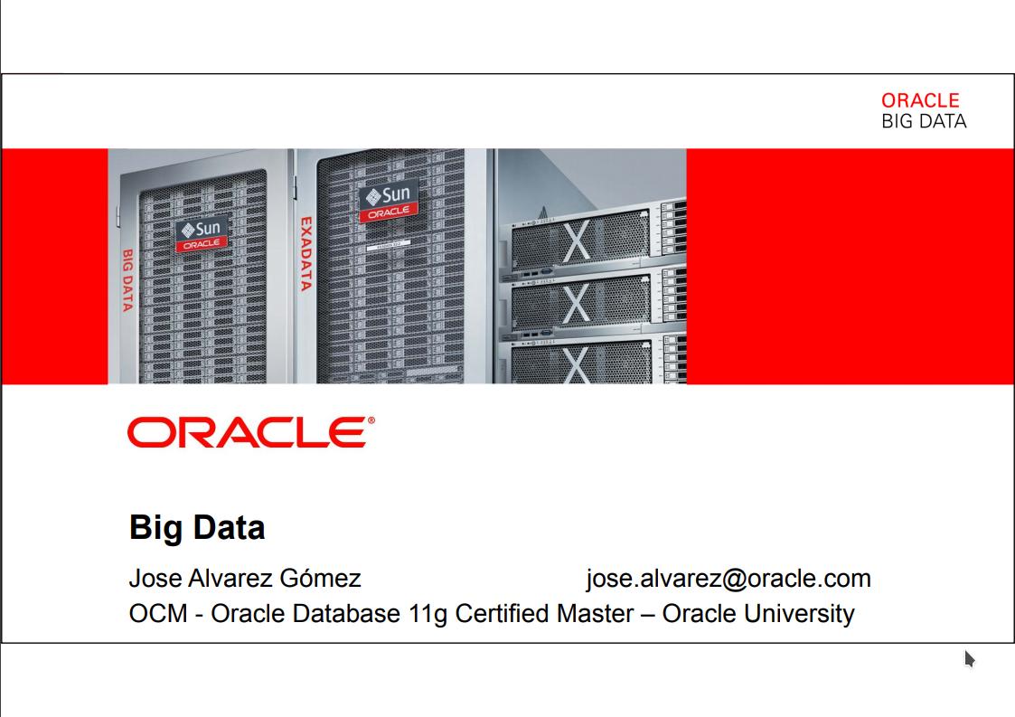 Imágen de pdf Oracle Big Data