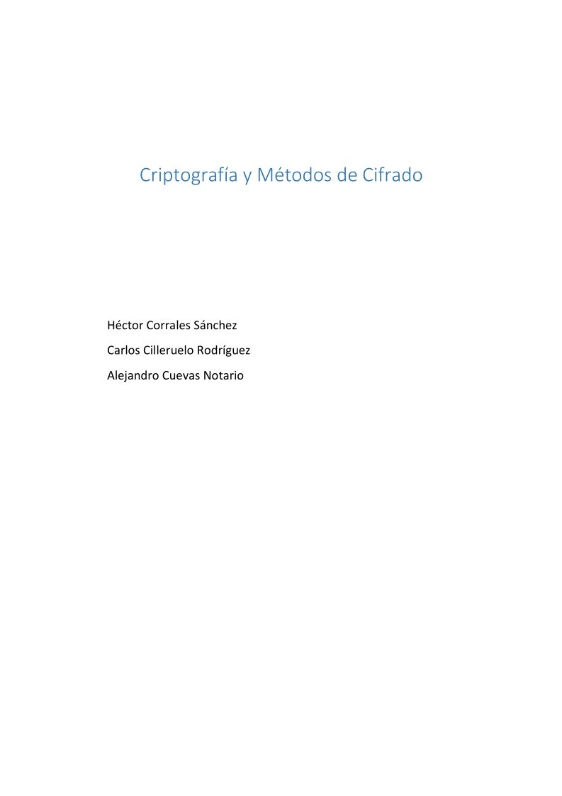 Imágen de pdf Criptografia y Metodos de Cifrado