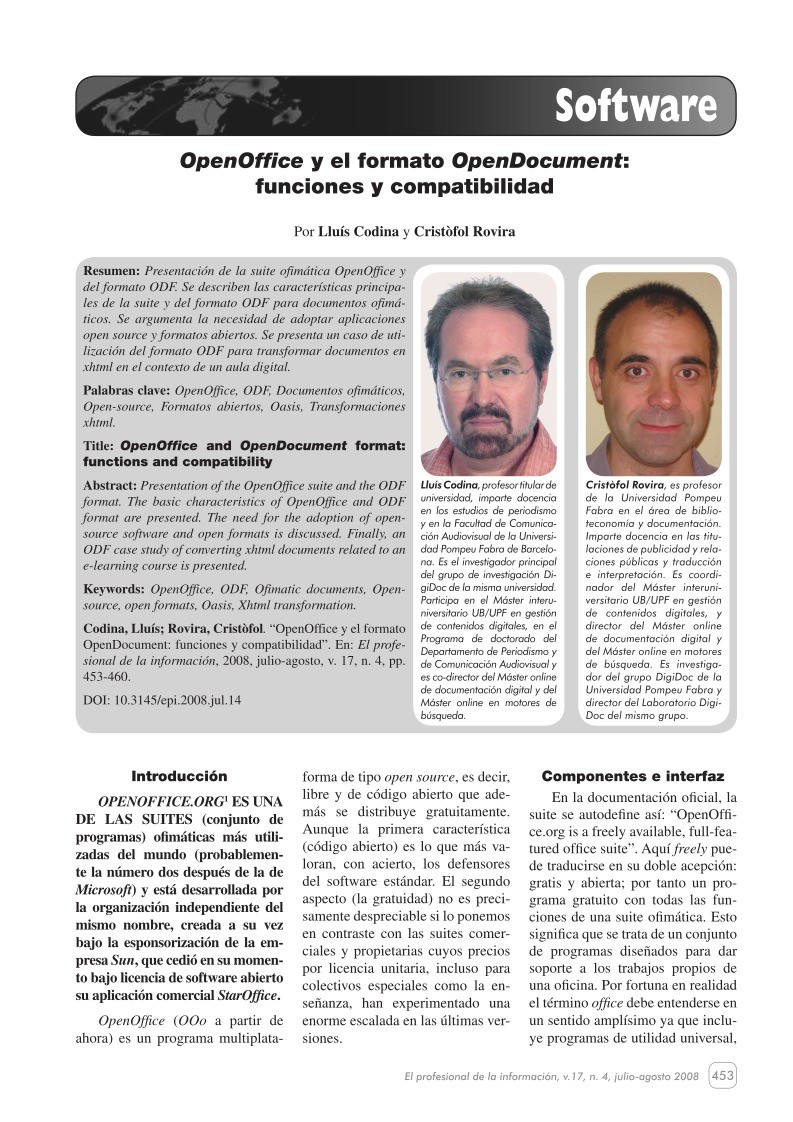 PDF de programación - OpenOffice y el formato OpenDocument: funciones y ...