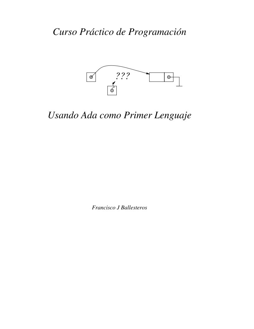 Imágen de pdf Usando Ada como Primer Lenguaje - Curso Práctico de Programación