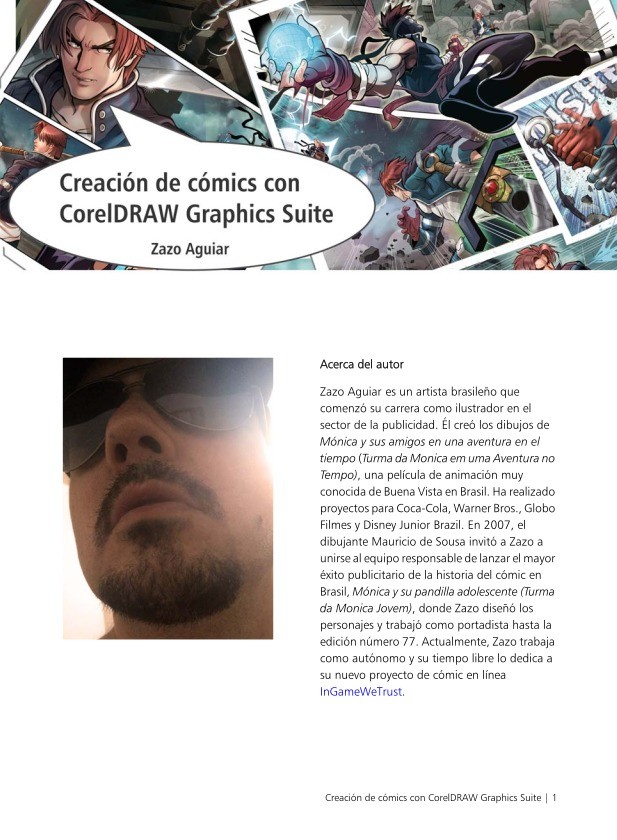 Imágen de pdf Creación de cómics con CorelDRAW Graphics Suite