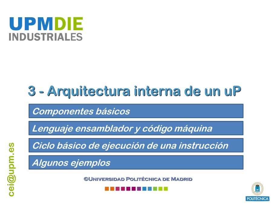 Imágen de pdf 3 - Arquitectura interna de un uP