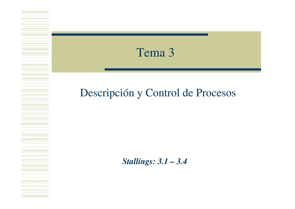 Imágen de pdf Tema 3 - Descripción y Control de Procesos