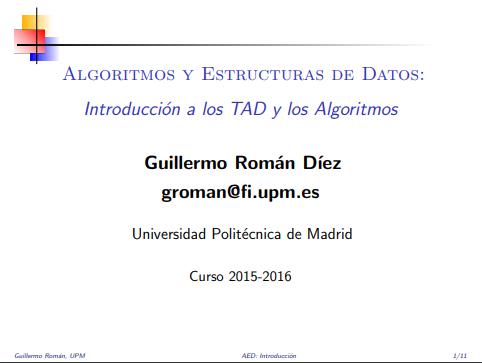 Imágen de pdf Algoritmos y Estructuras de Datos: Introducción a los TAD y los Algoritmos