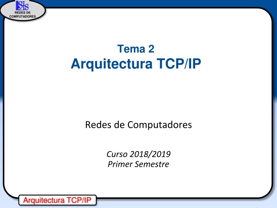 Imágen de pdf Tema 2 Arquitectura TCP/IP