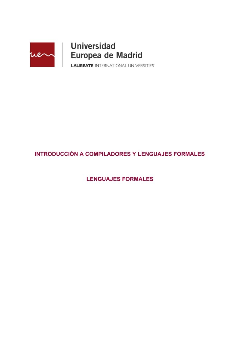 Imágen de pdf Introducción a compiladores y lenguajes formales