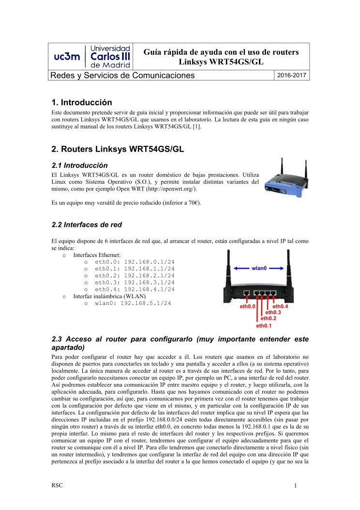 PDF de programación Guía rápida de ayuda con el uso de routers