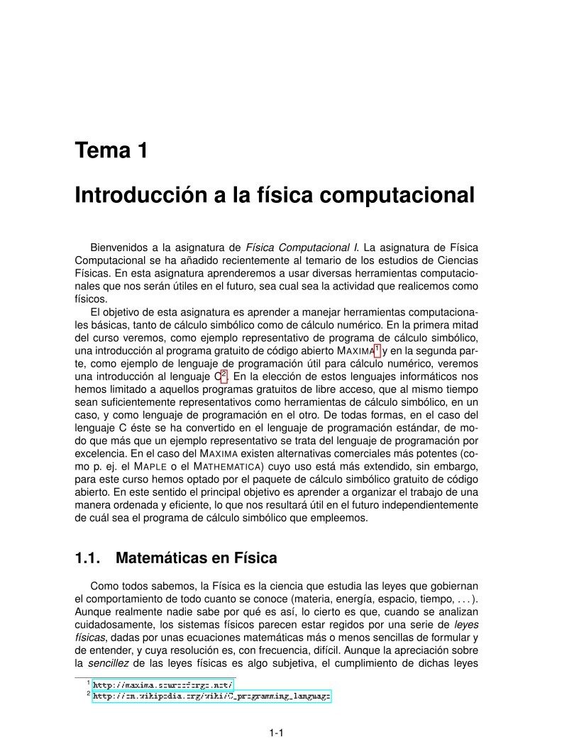 Imágen de pdf Tema 1 Introducción a la física computacional