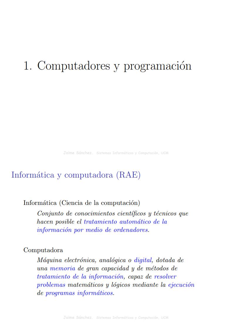 Imágen de pdf 1. Computadores y programación - Fundamentos de la Programación - Grado en Desarrollo de videojuegos
