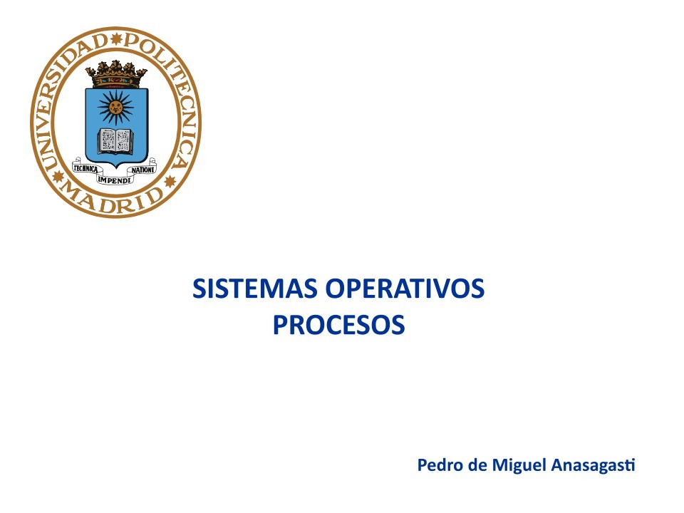 Imágen de pdf Sistemas operativos - Procesos