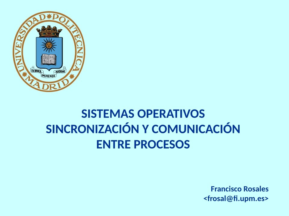 Imágen de pdf Sistemas operativos - Sincronización y comunicación entre procesos