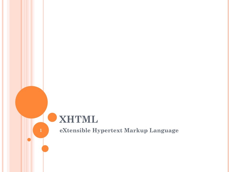 Imágen de pdf XHTML eXtensible Hypertext Markup Language