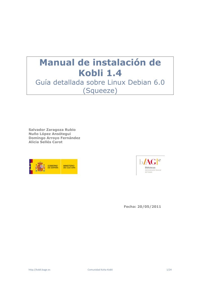 Imágen de pdf Manual de instalación de Kobli 1.4
