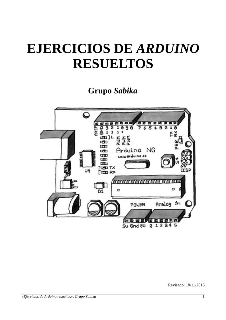 Imágen de pdf Ejercicios de Arduino resueltos