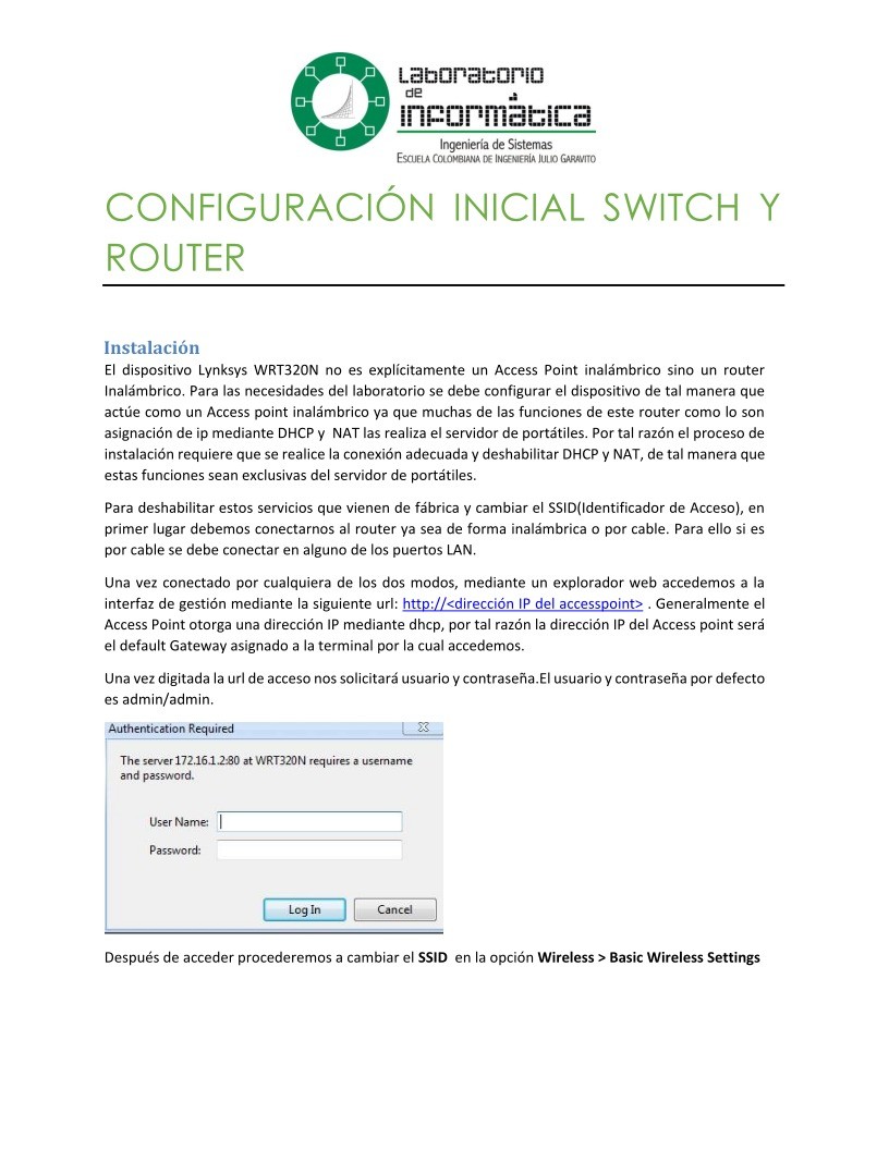 Imágen de pdf Manual Access Point Linksys WRT320N