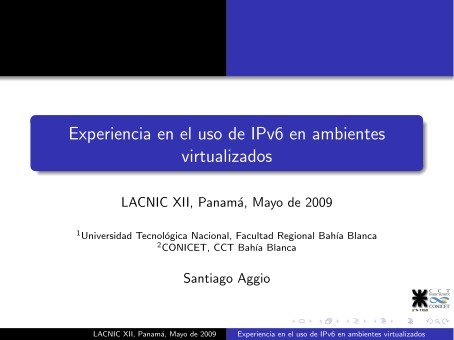Imágen de pdf Experiencia en el uso de IPv6 en ambientes virtualizados