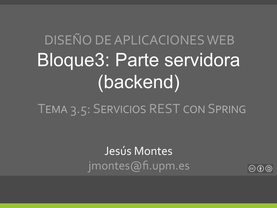 Imágen de pdf Tema 3.5: Servicios REST con Spring